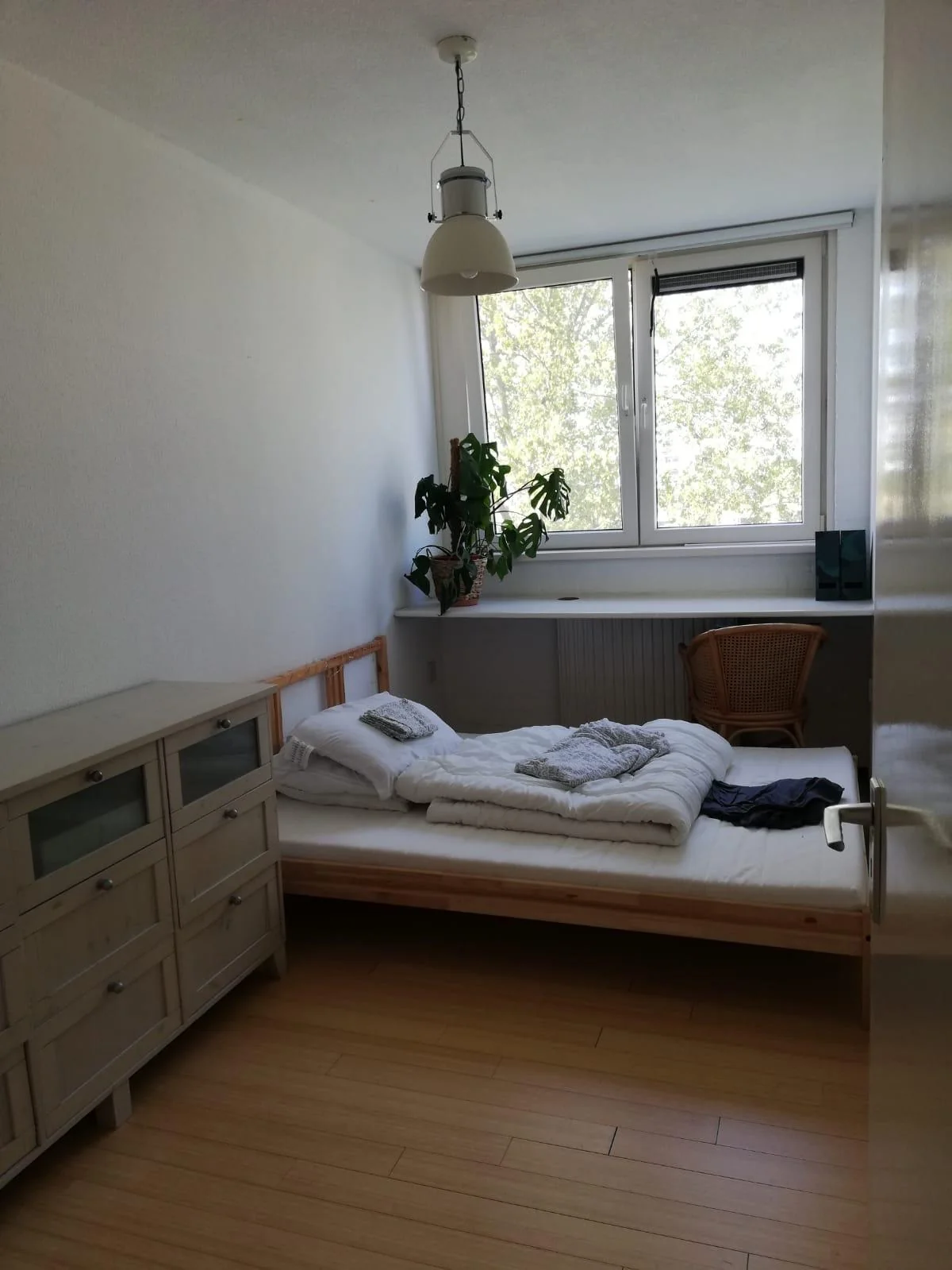 geblurde versie van de foto als achtergrond