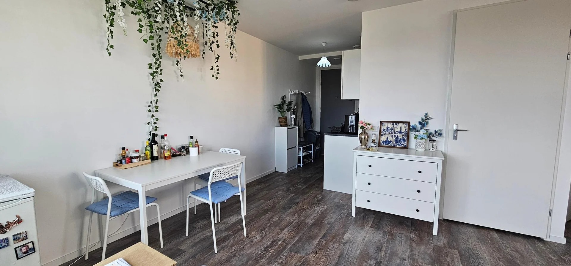 geblurde versie van de foto als achtergrond