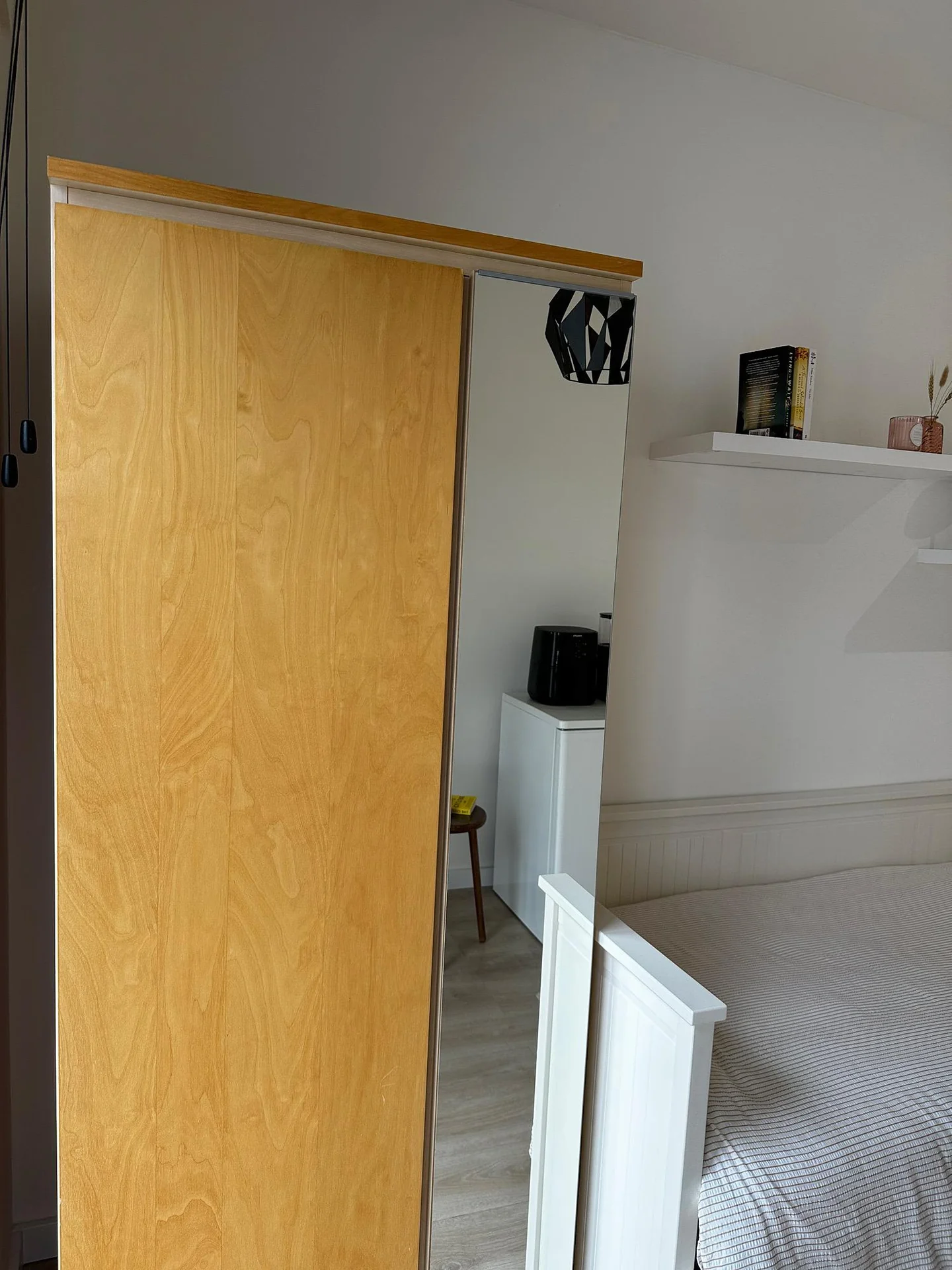 geblurde versie van de foto als achtergrond