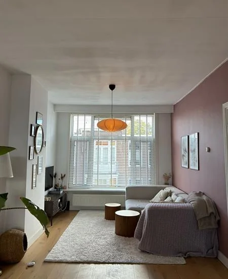 geblurde versie van de foto als achtergrond