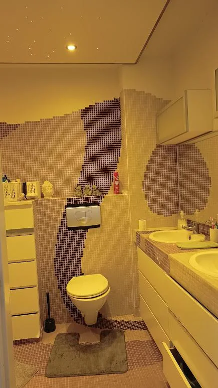 geblurde versie van de foto als achtergrond