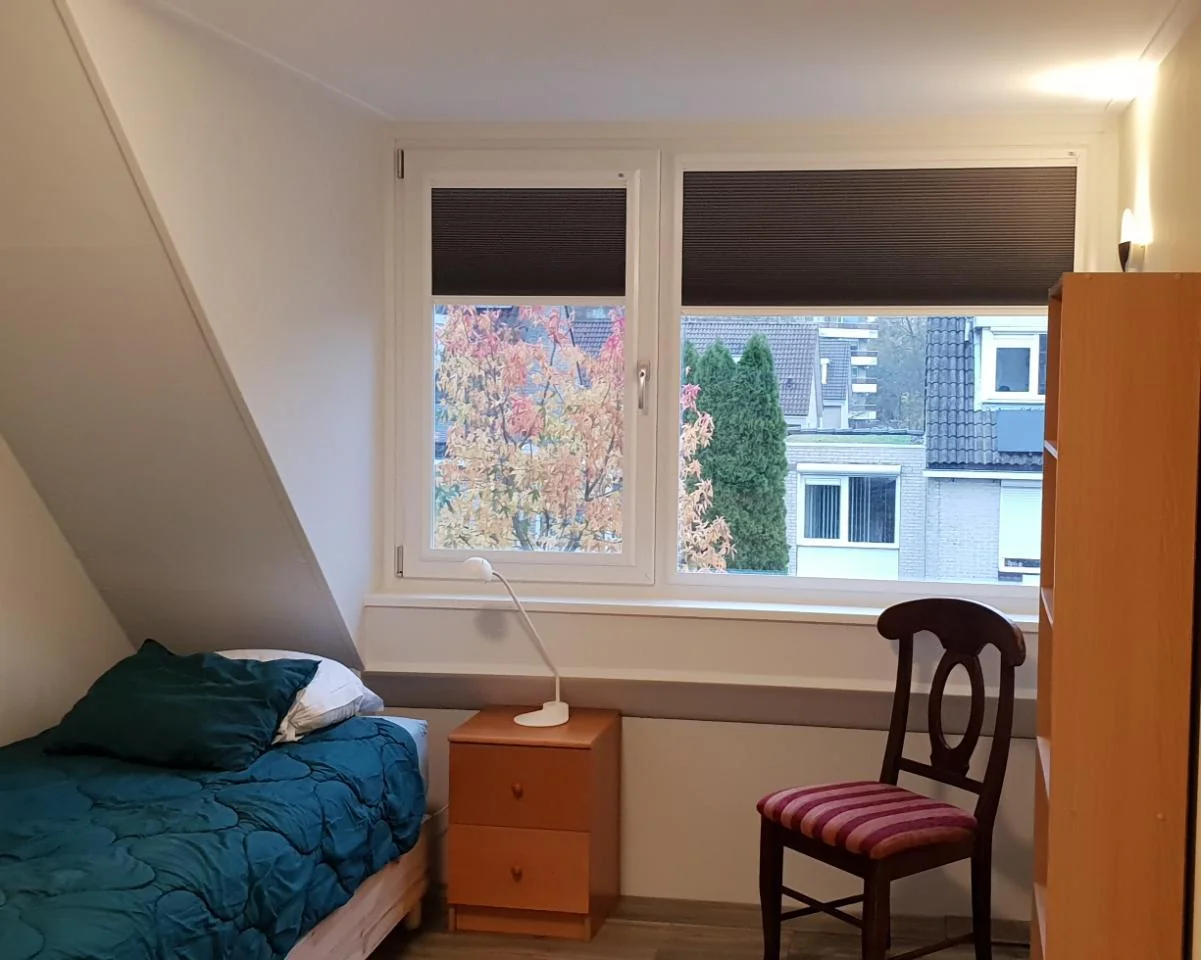 geblurde versie van de foto als achtergrond