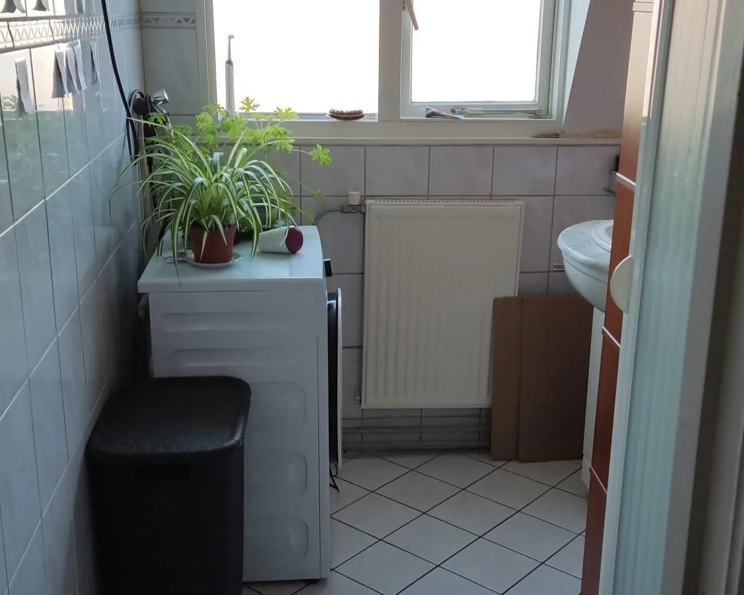 geblurde versie van de foto als achtergrond