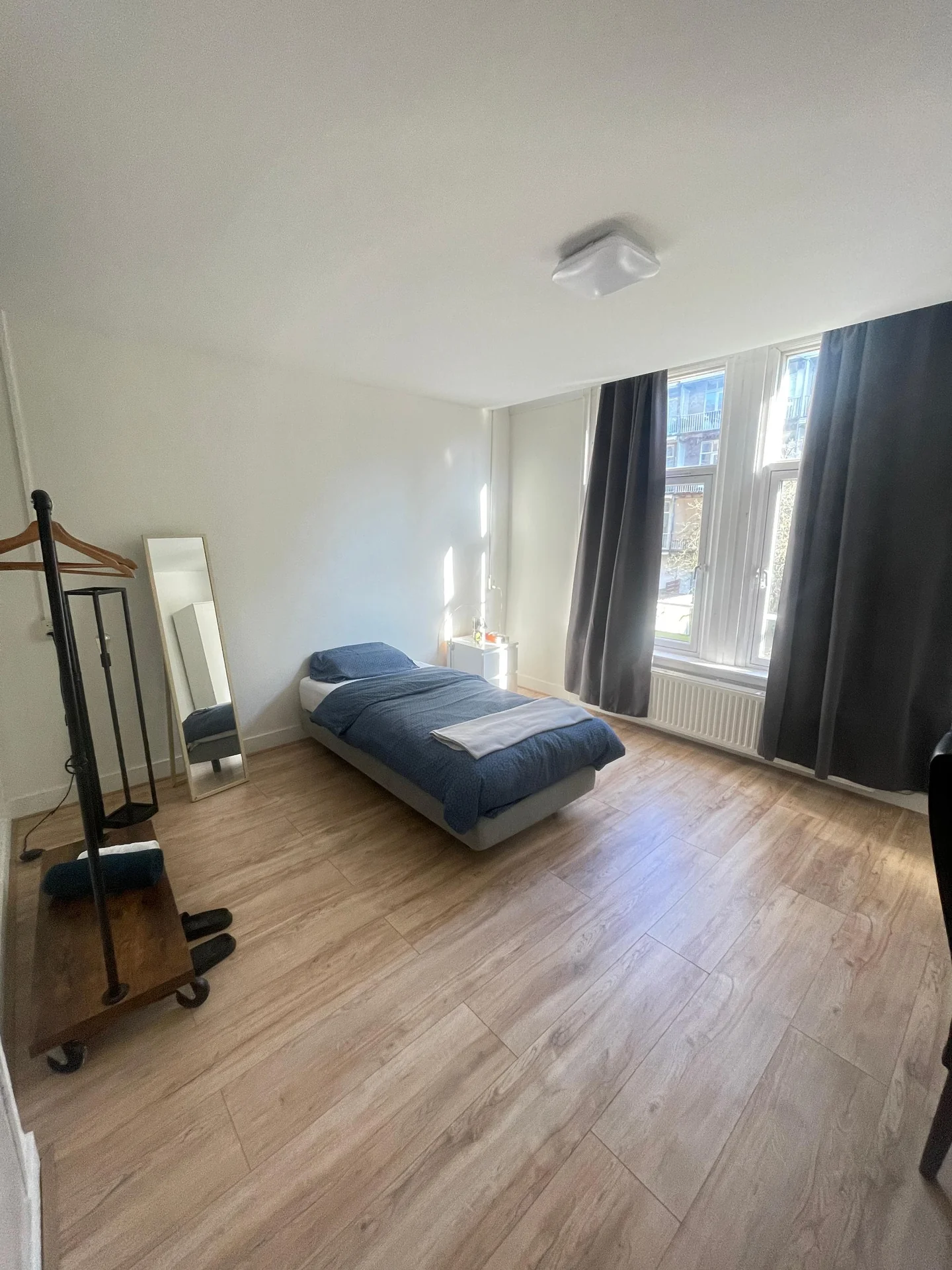 geblurde versie van de foto als achtergrond