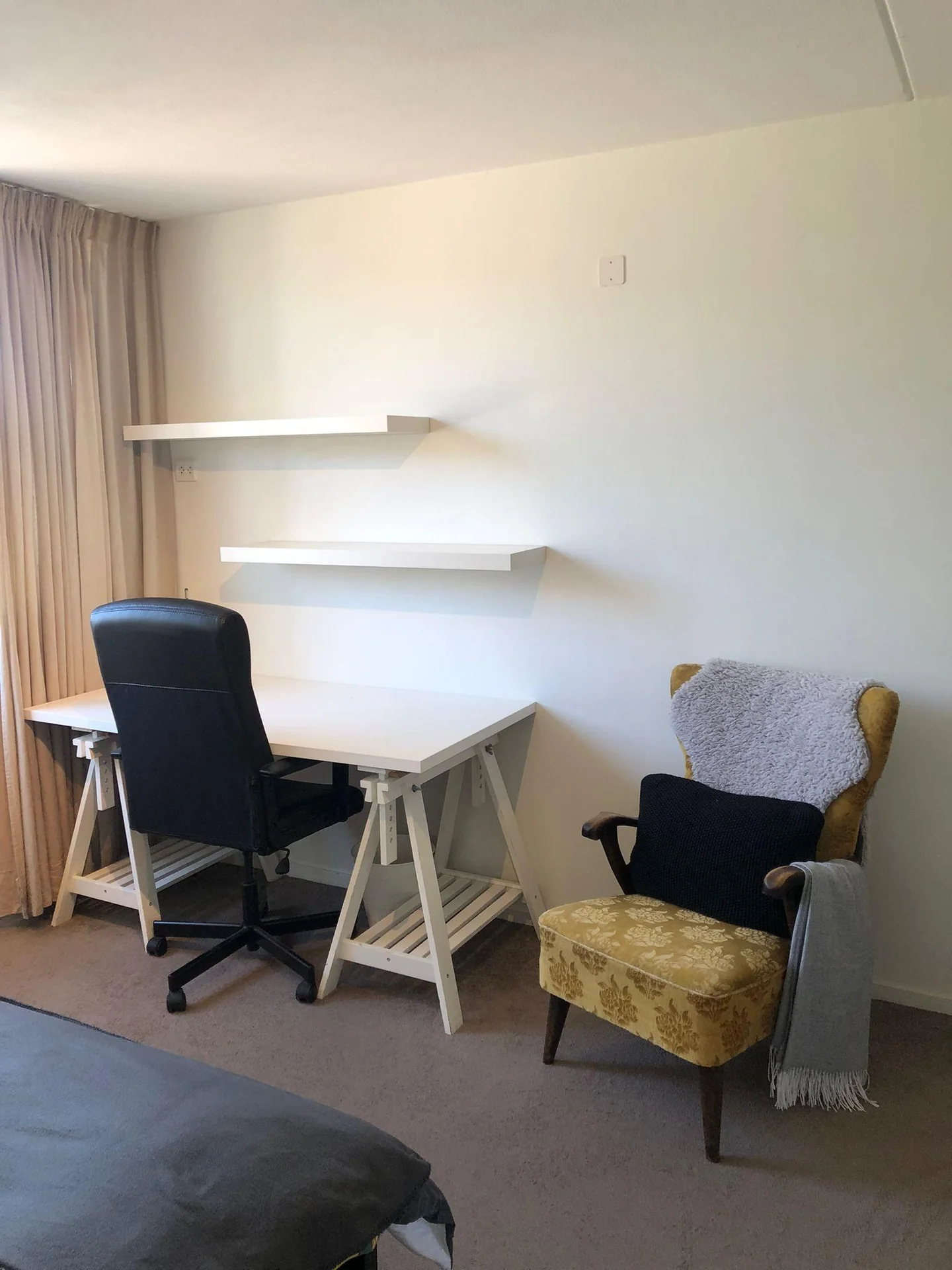 geblurde versie van de foto als achtergrond