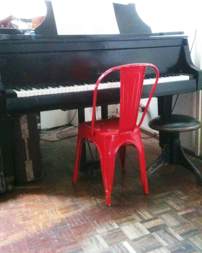 geblurde versie van de foto als achtergrond