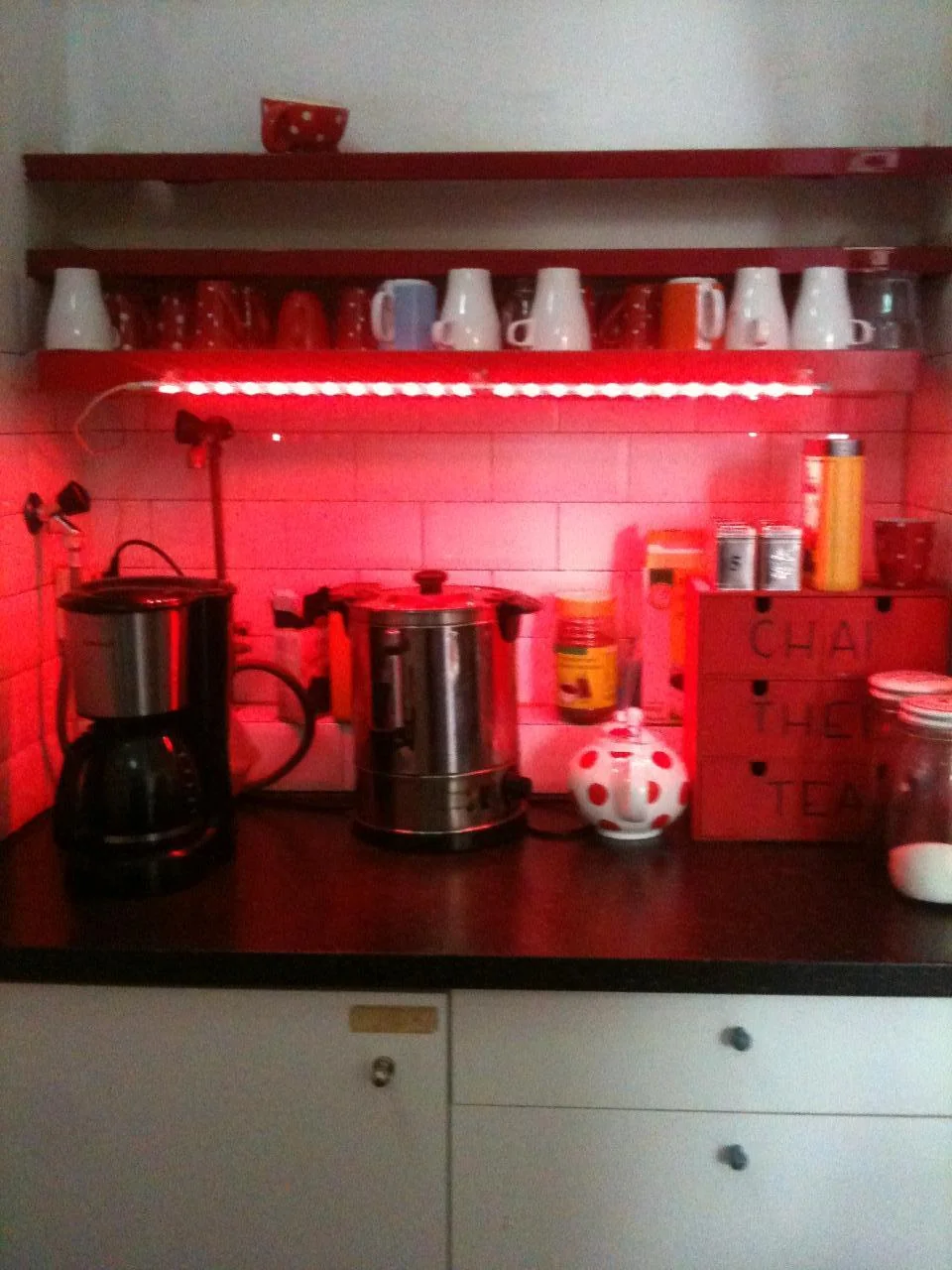 geblurde versie van de foto als achtergrond