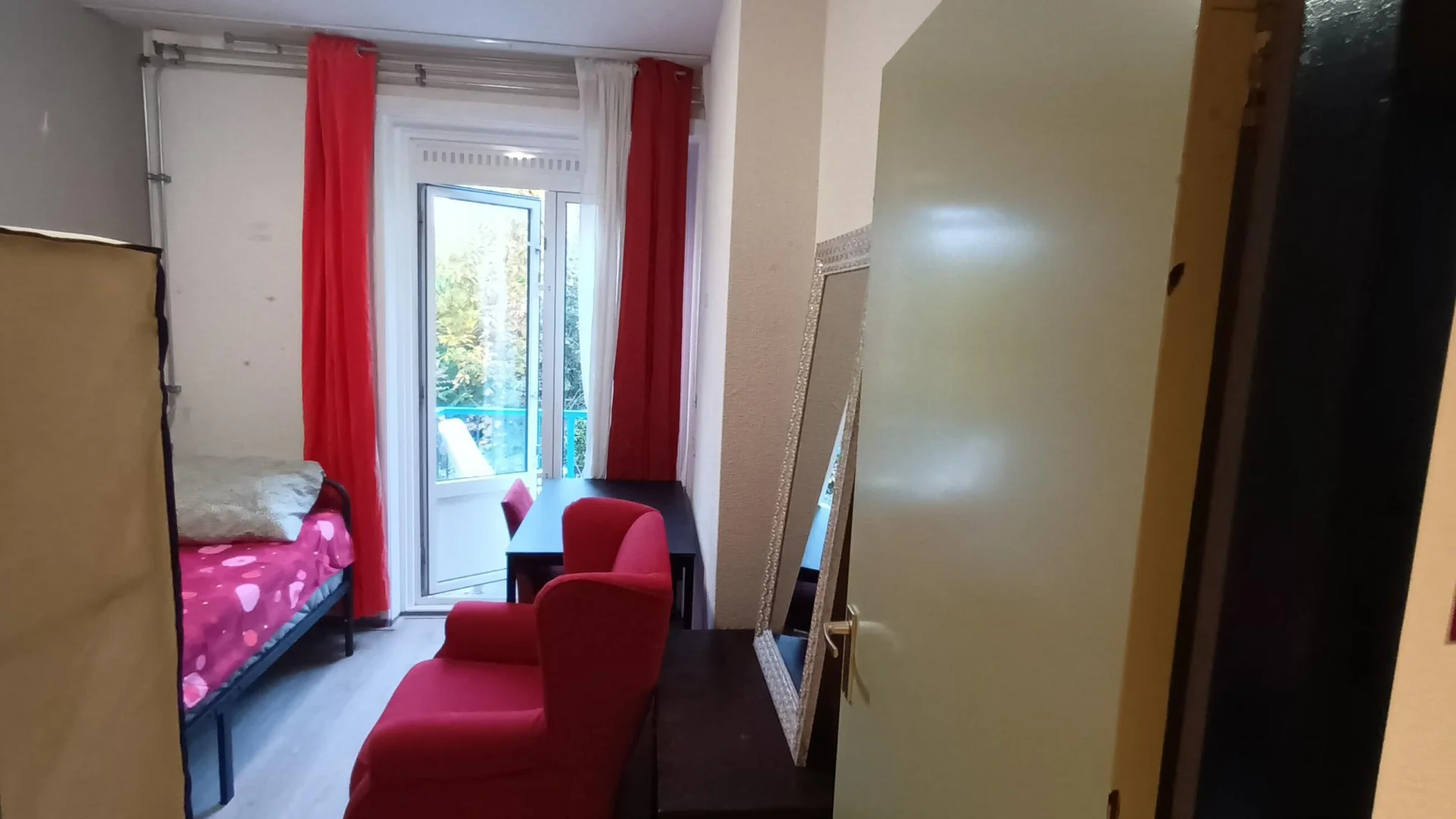 geblurde versie van de foto als achtergrond