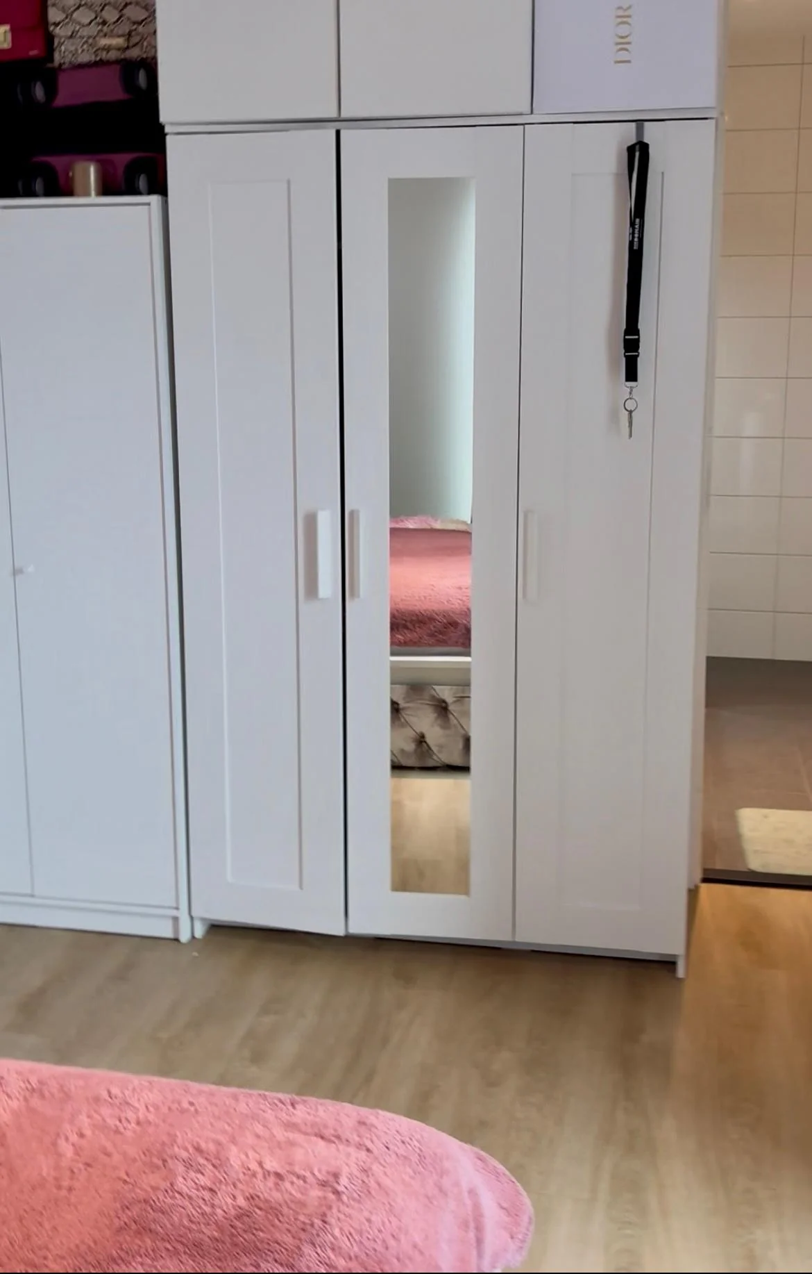 geblurde versie van de foto als achtergrond