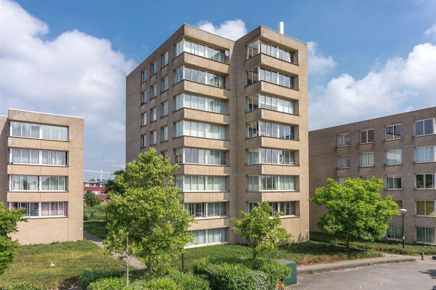 geblurde versie van de foto als achtergrond