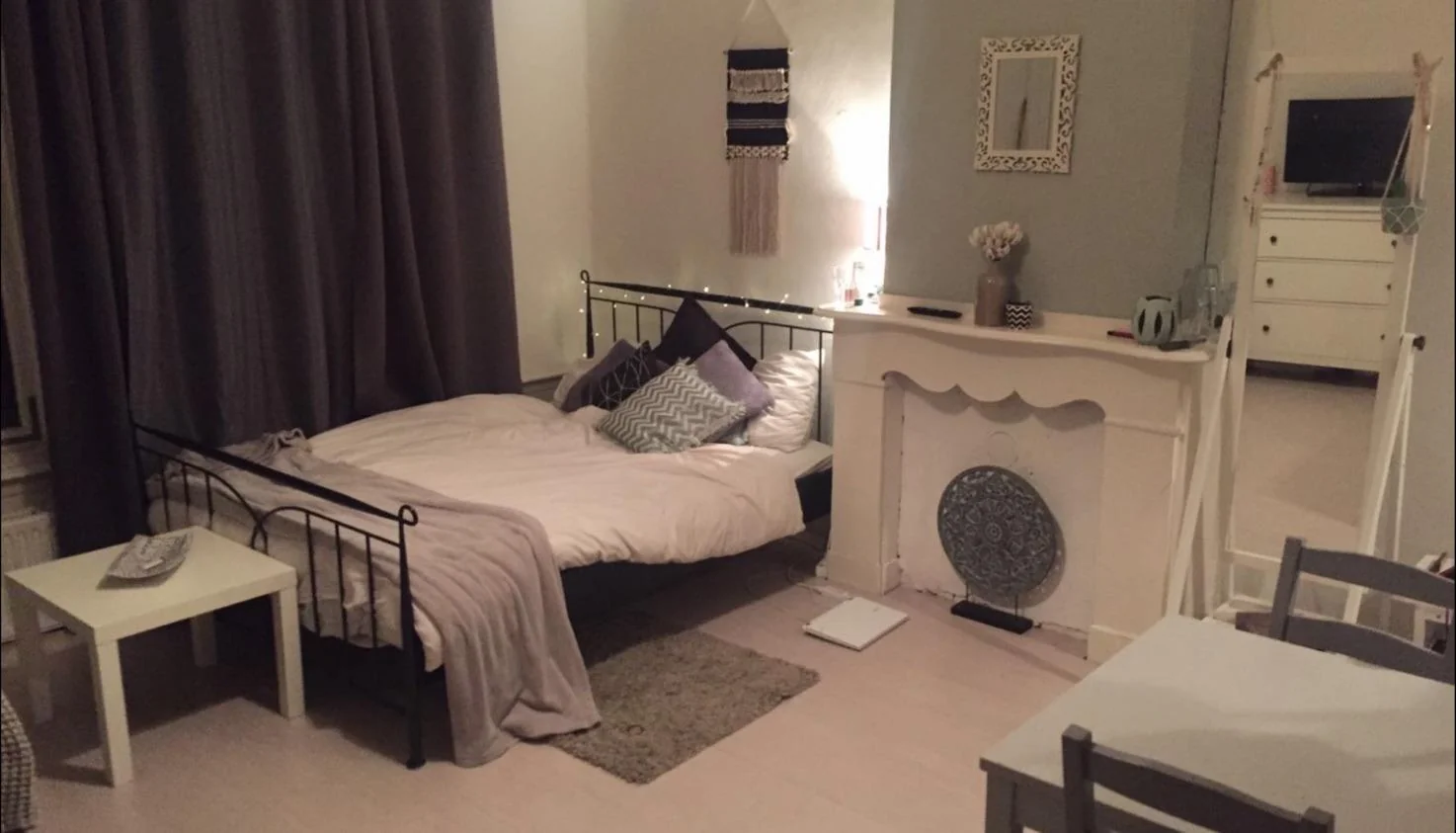 geblurde versie van de foto als achtergrond