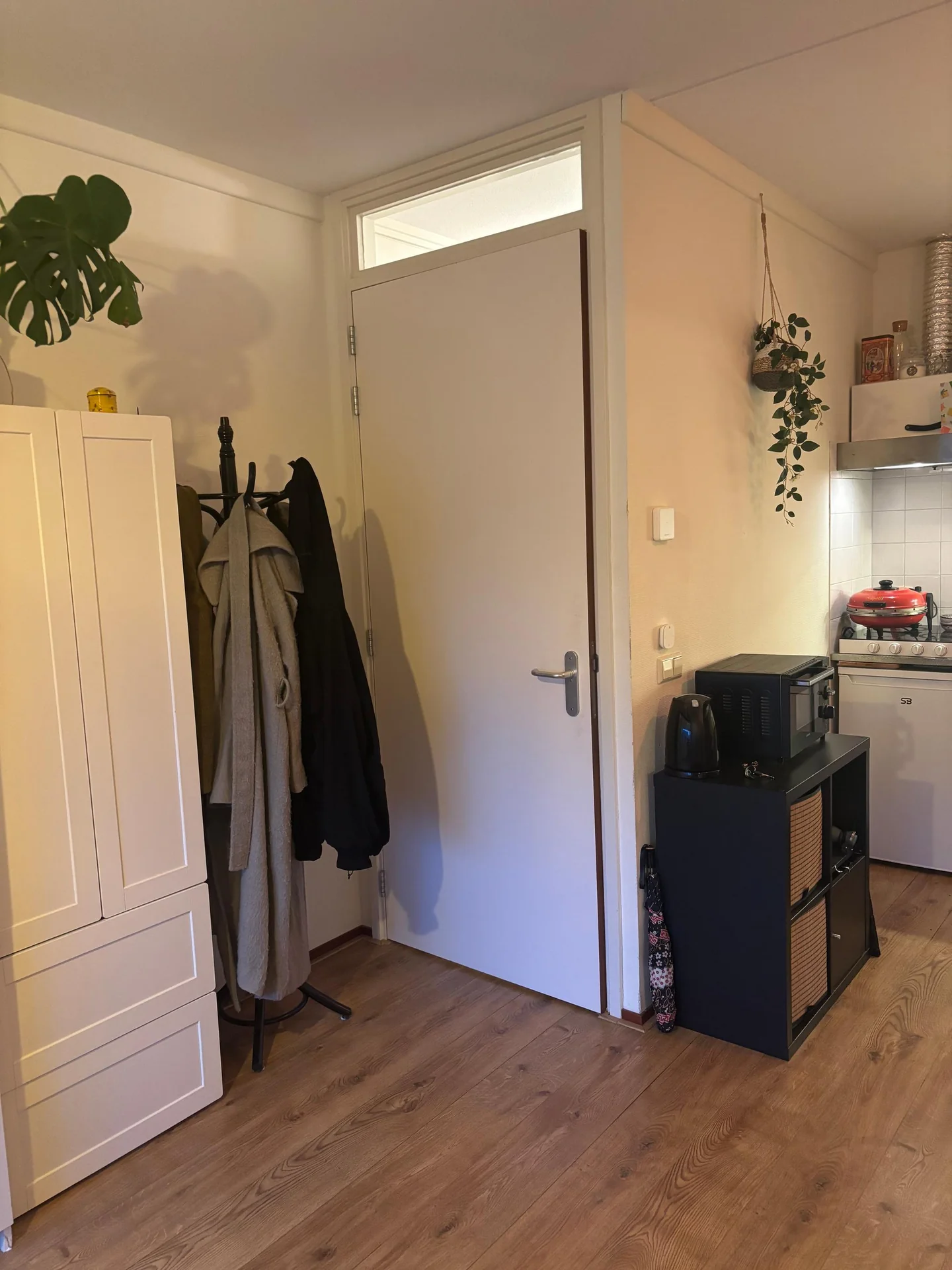 geblurde versie van de foto als achtergrond