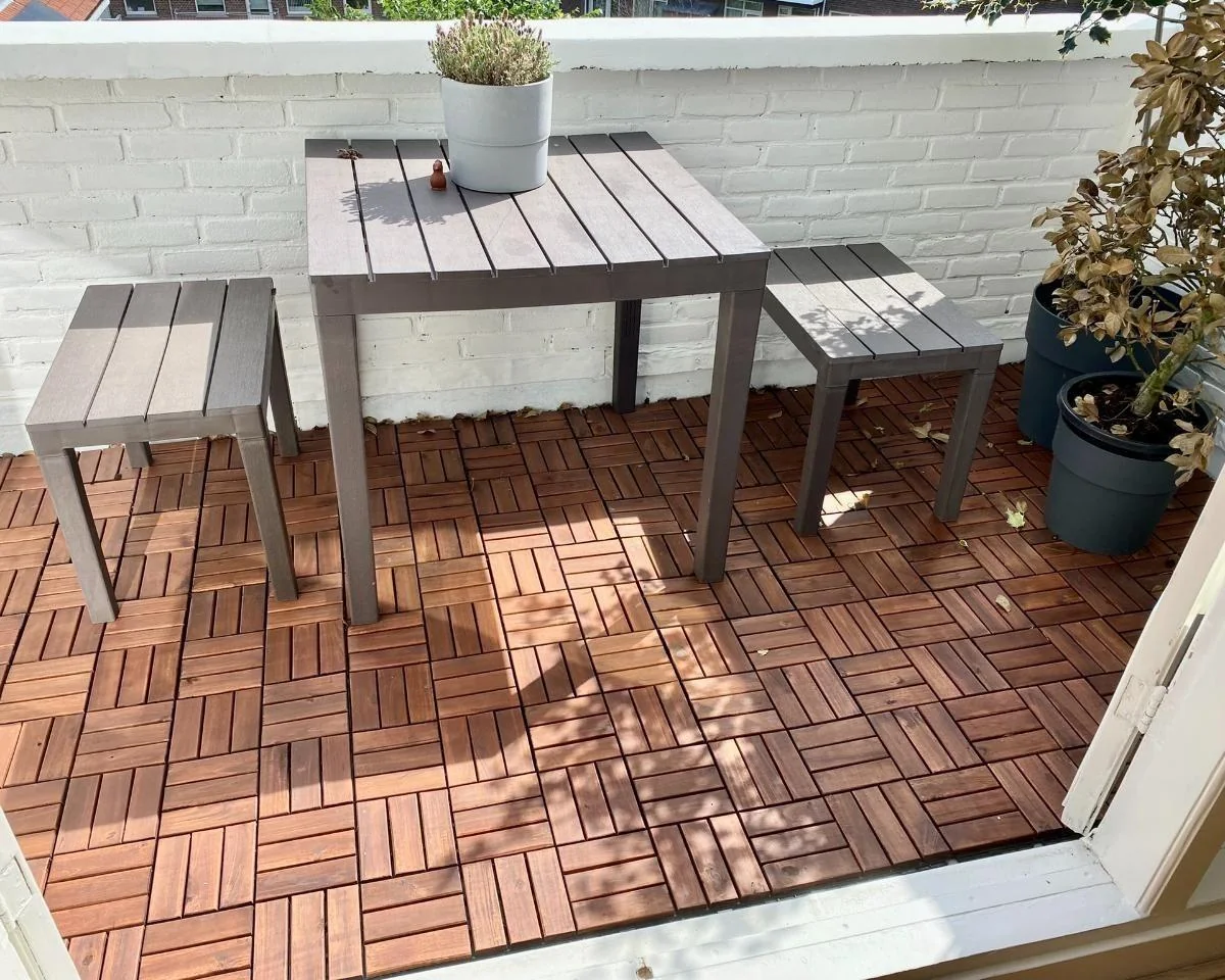 geblurde versie van de foto als achtergrond