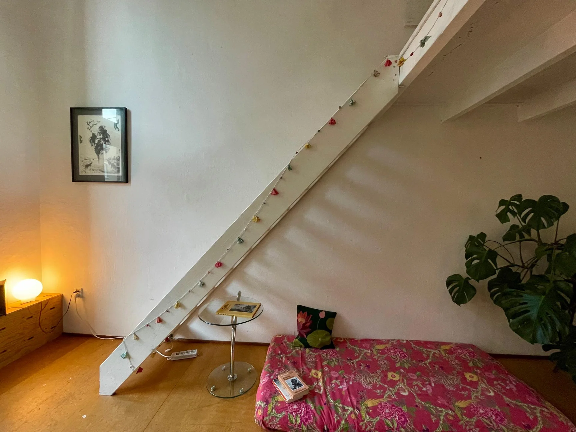 geblurde versie van de foto als achtergrond