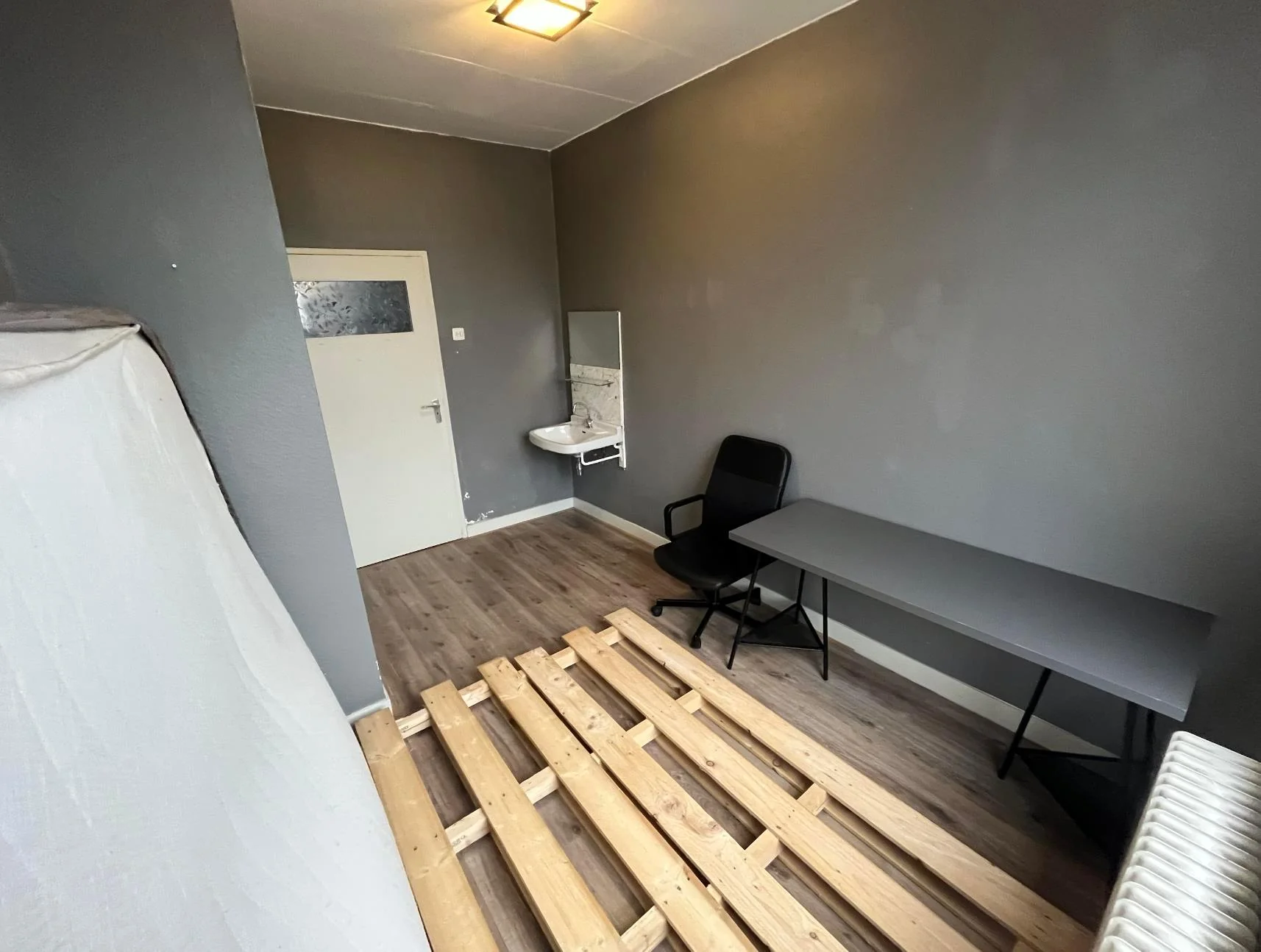 geblurde versie van de foto als achtergrond