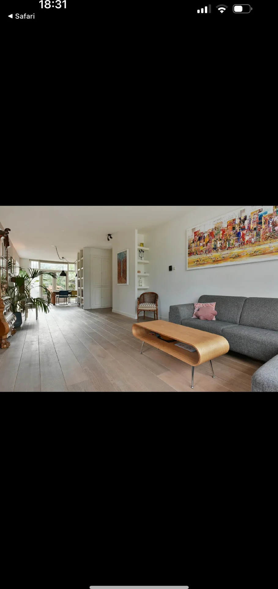 geblurde versie van de foto als achtergrond