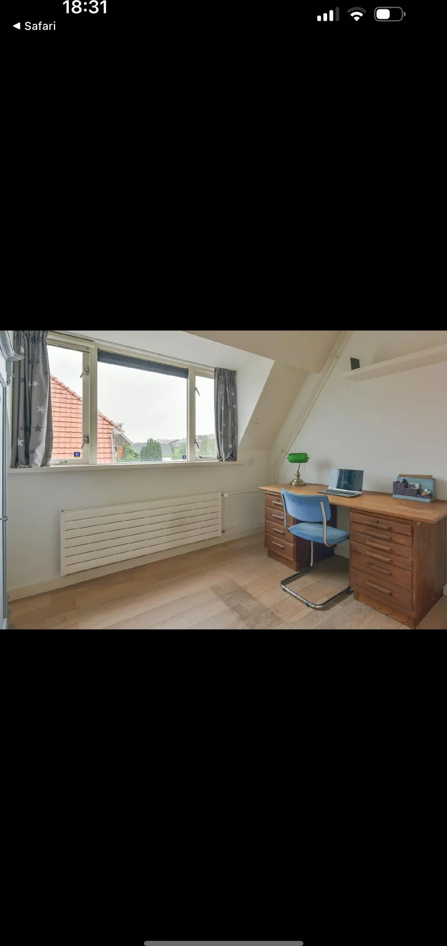 geblurde versie van de foto als achtergrond