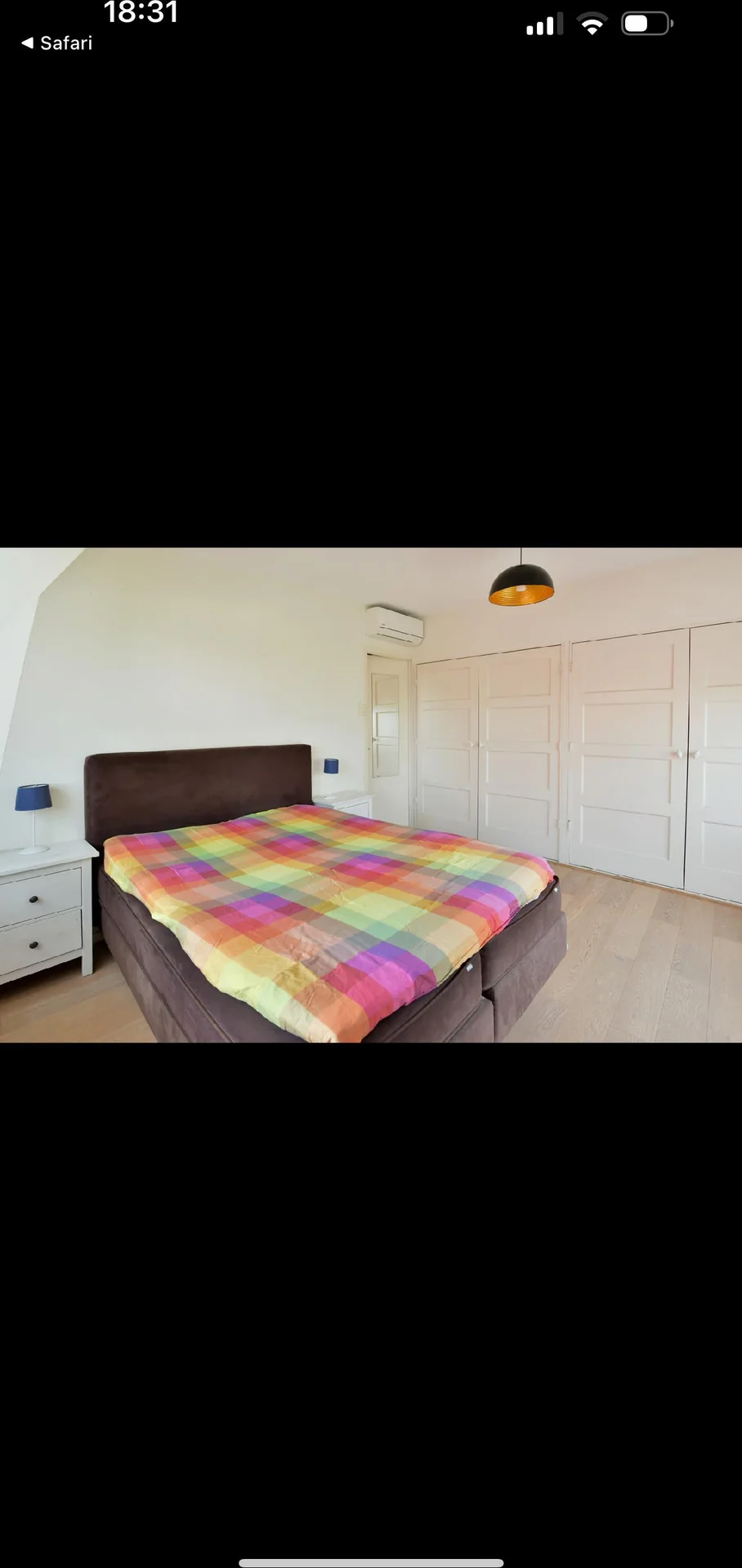 geblurde versie van de foto als achtergrond