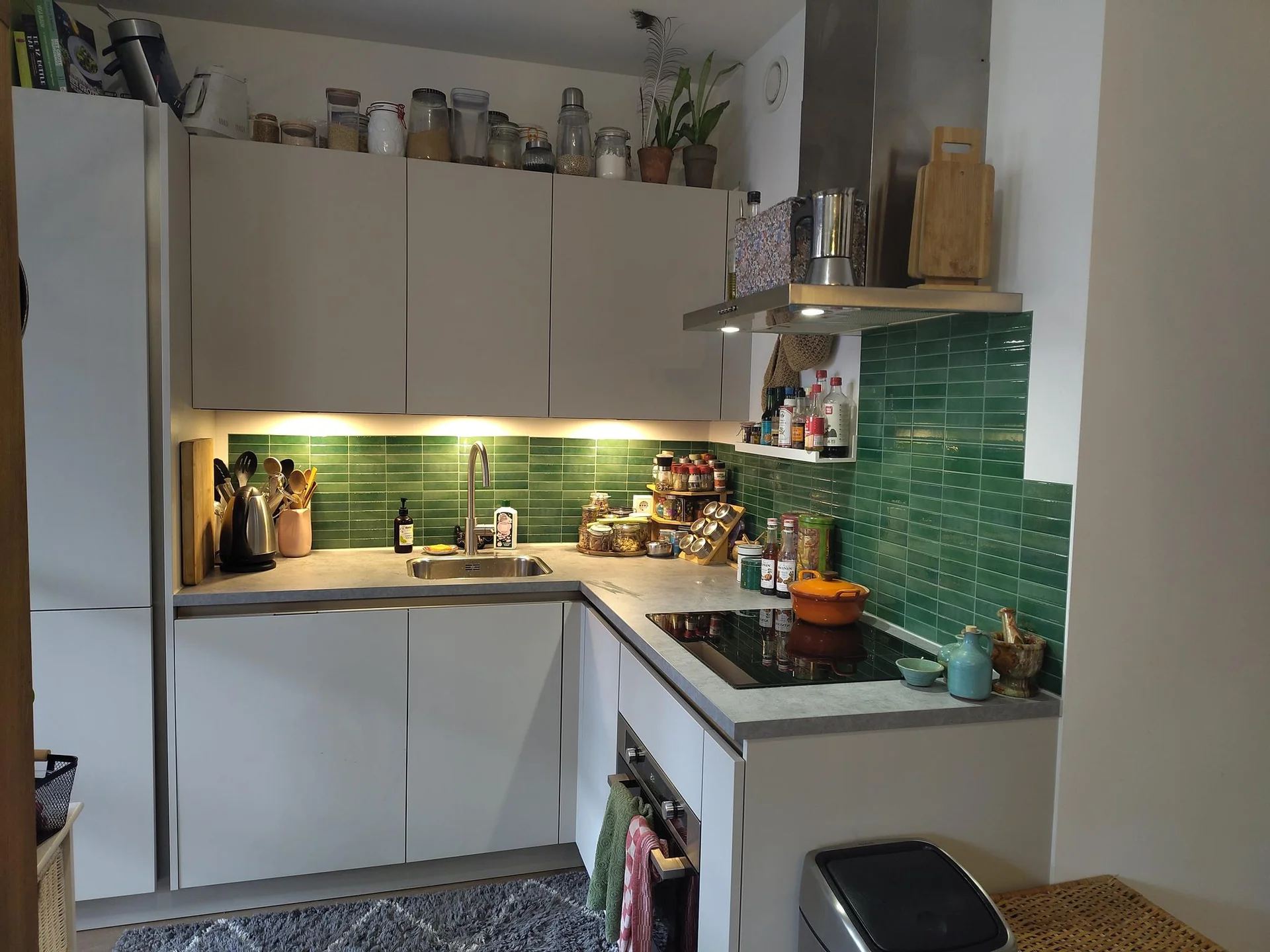 geblurde versie van de foto als achtergrond