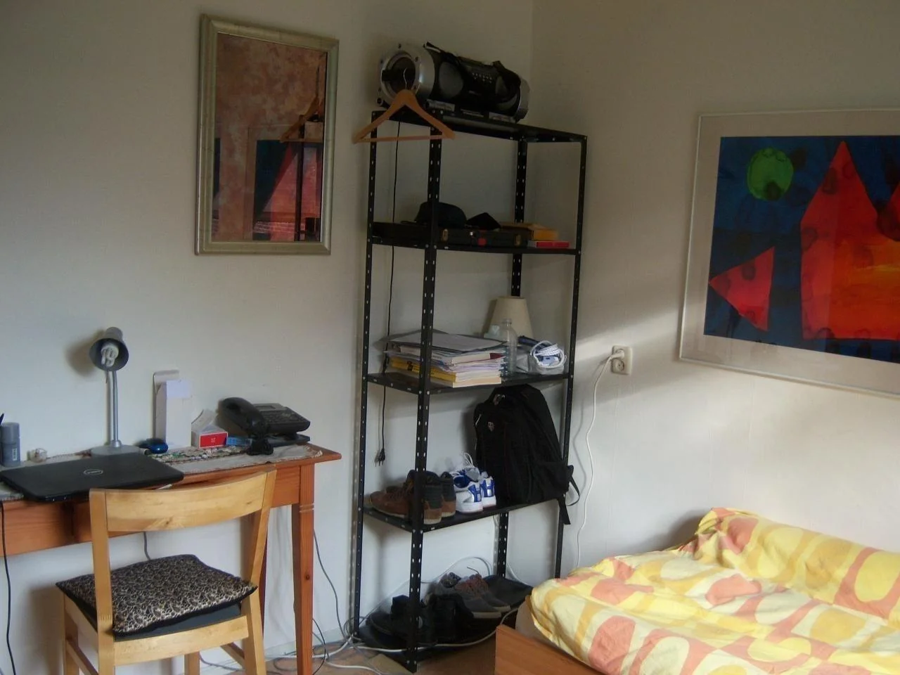 geblurde versie van de foto als achtergrond