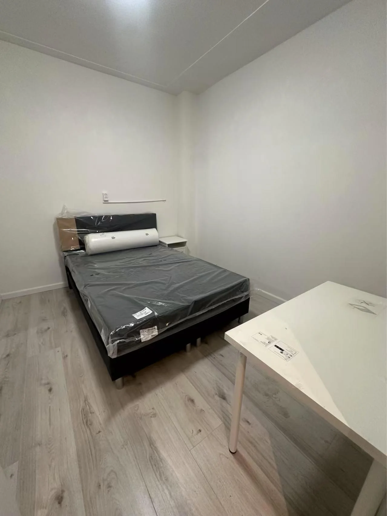 geblurde versie van de foto als achtergrond