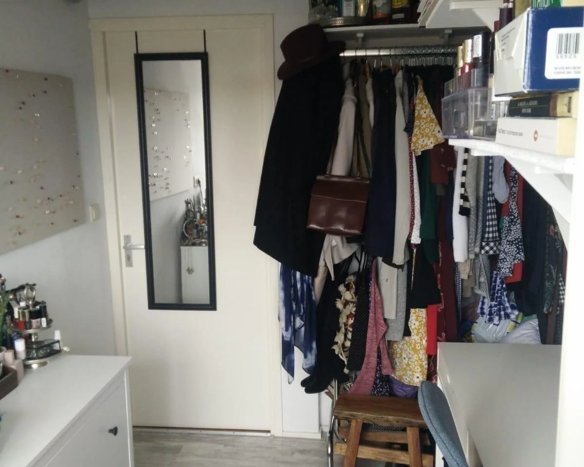 geblurde versie van de foto als achtergrond