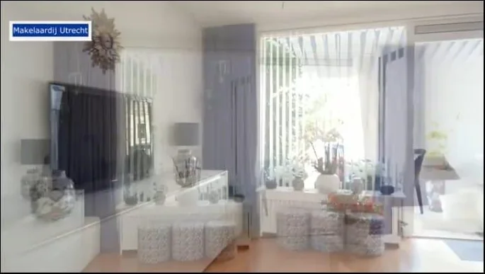 geblurde versie van de foto als achtergrond