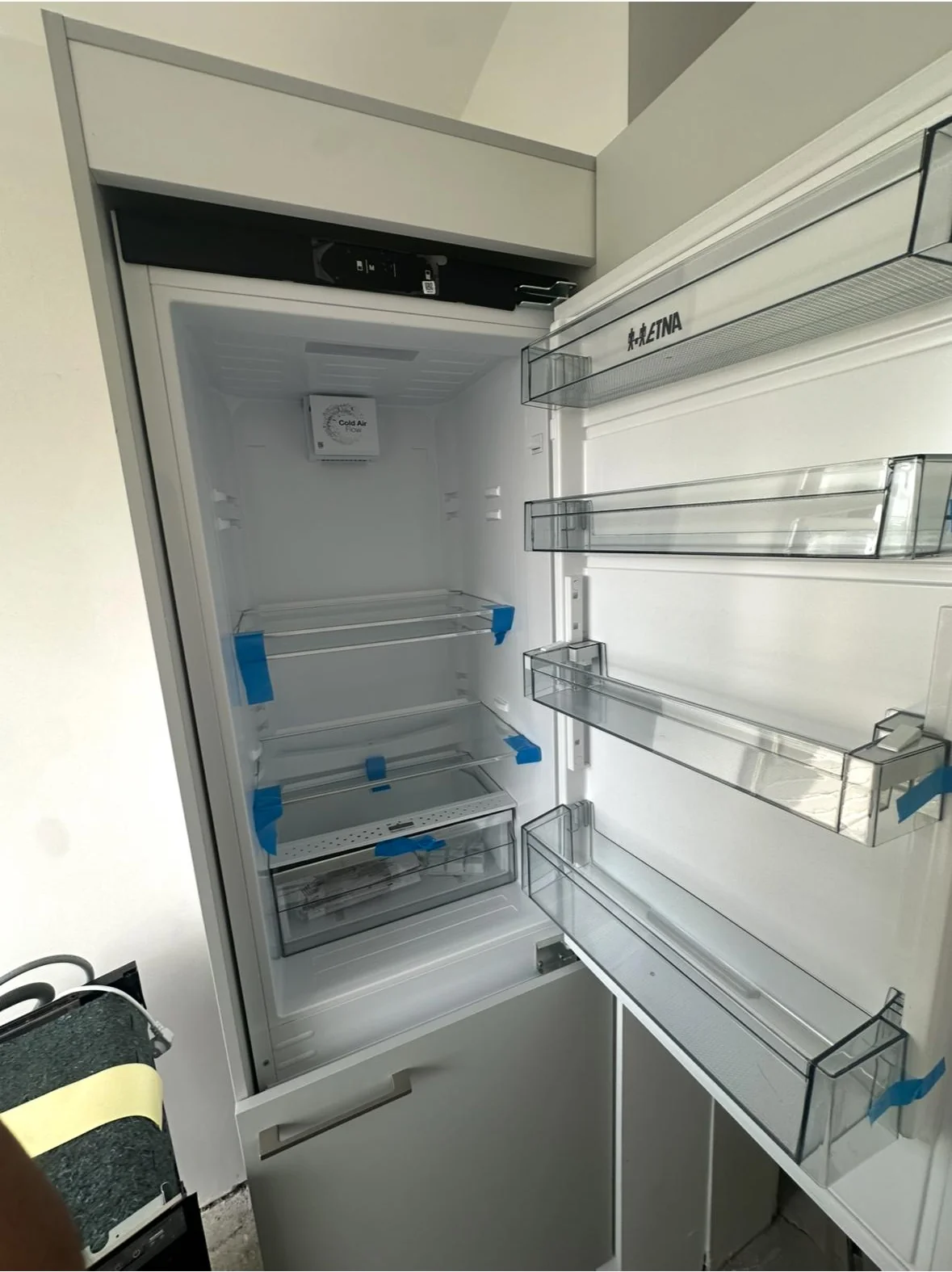 geblurde versie van de foto als achtergrond