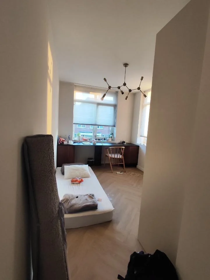 geblurde versie van de foto als achtergrond