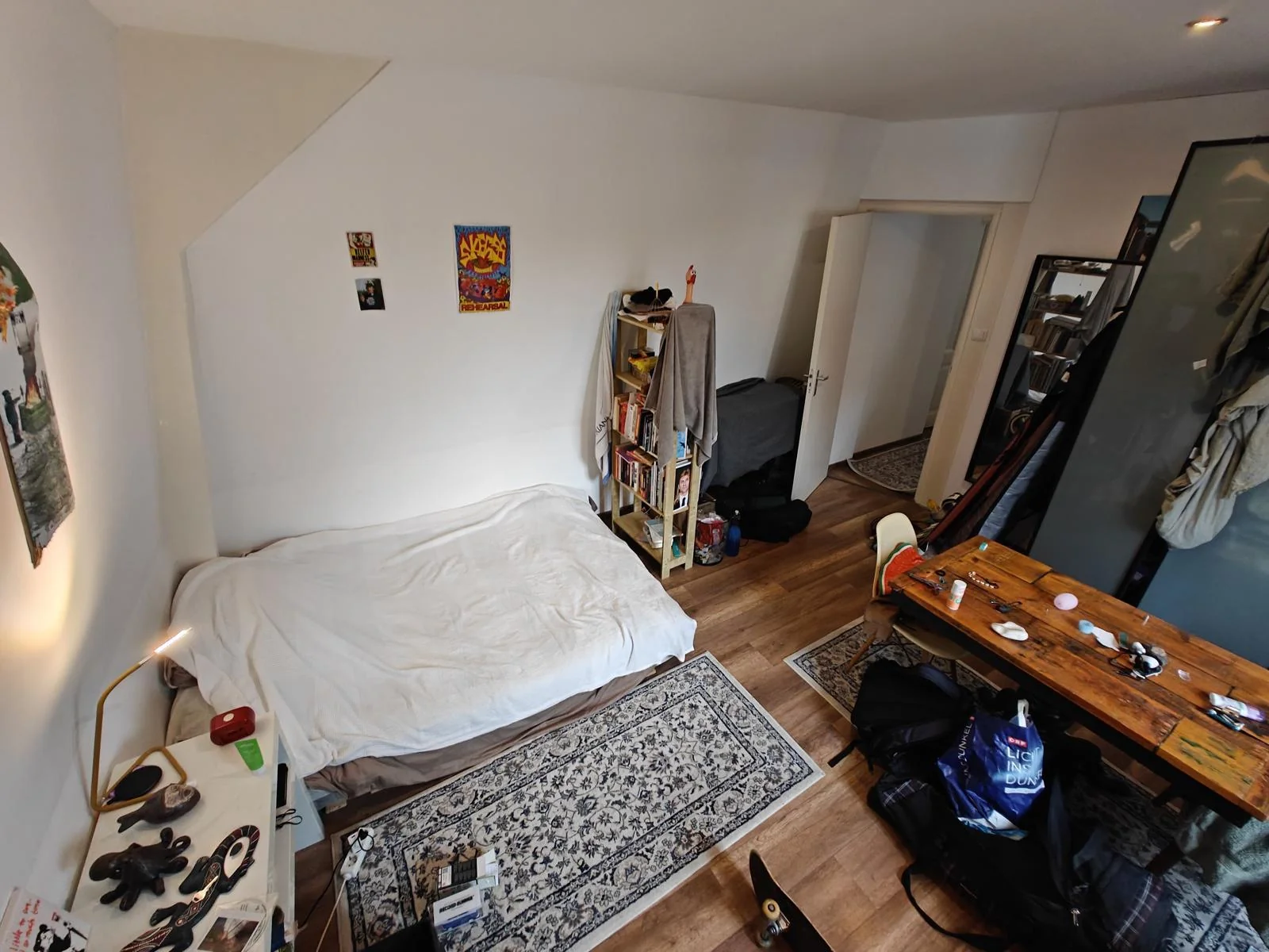 geblurde versie van de foto als achtergrond