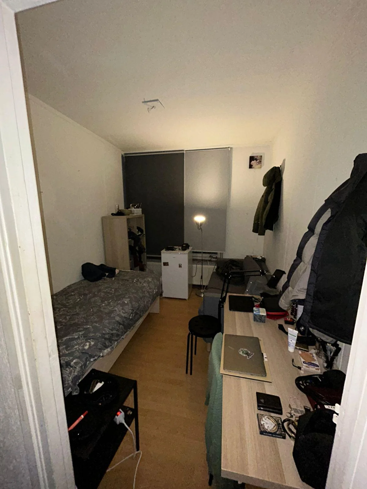 geblurde versie van de foto als achtergrond