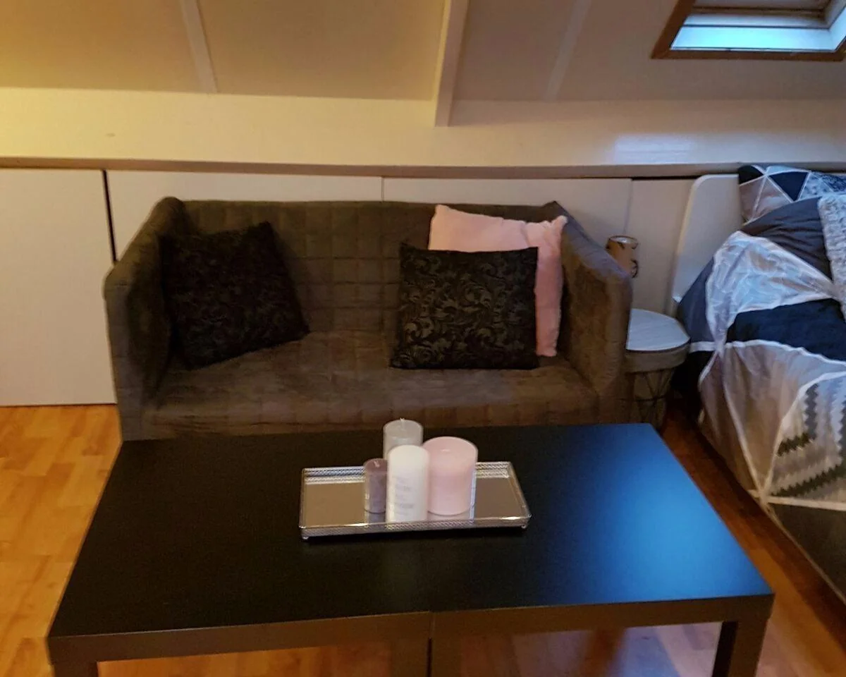 geblurde versie van de foto als achtergrond