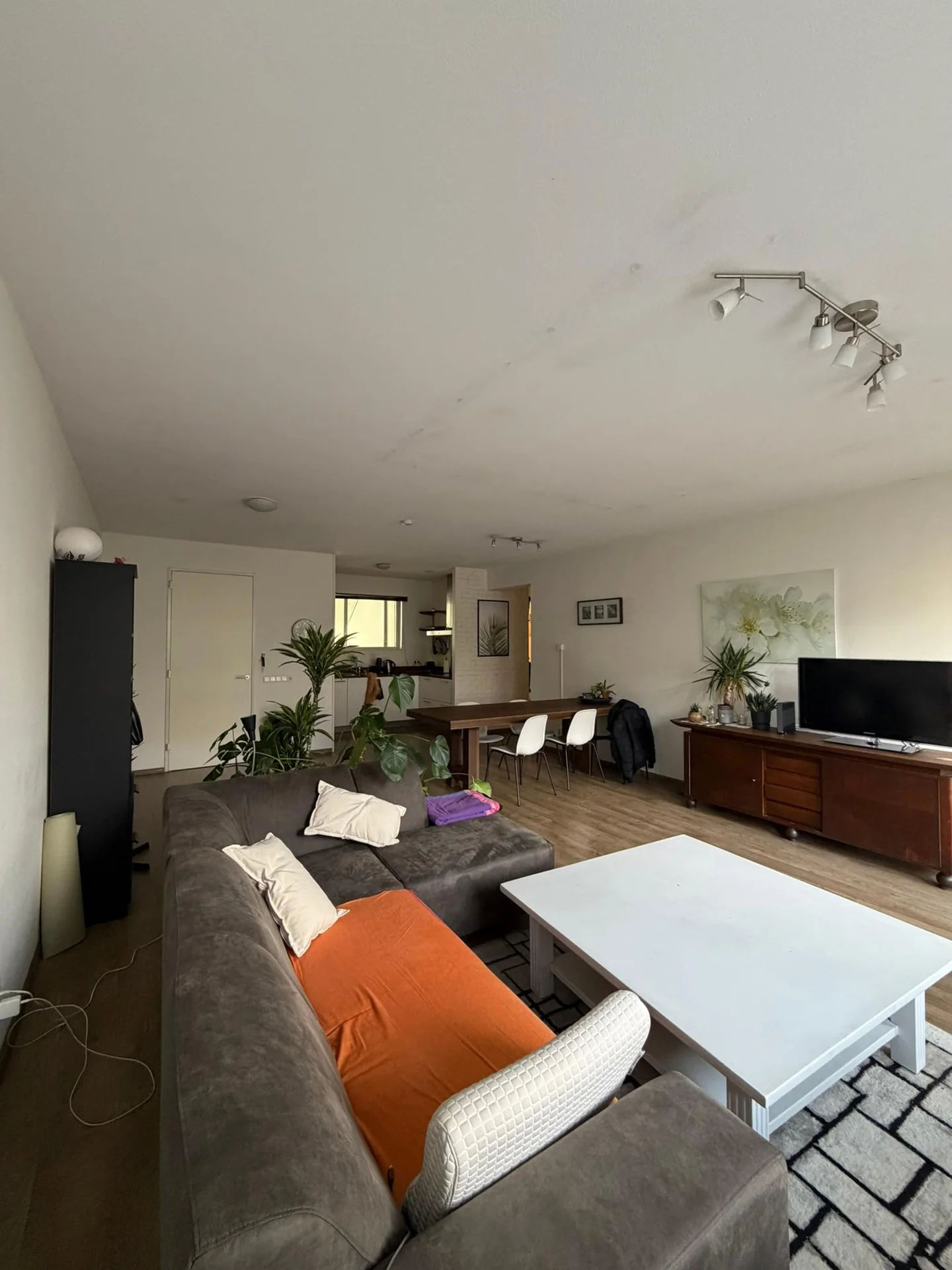 geblurde versie van de foto als achtergrond