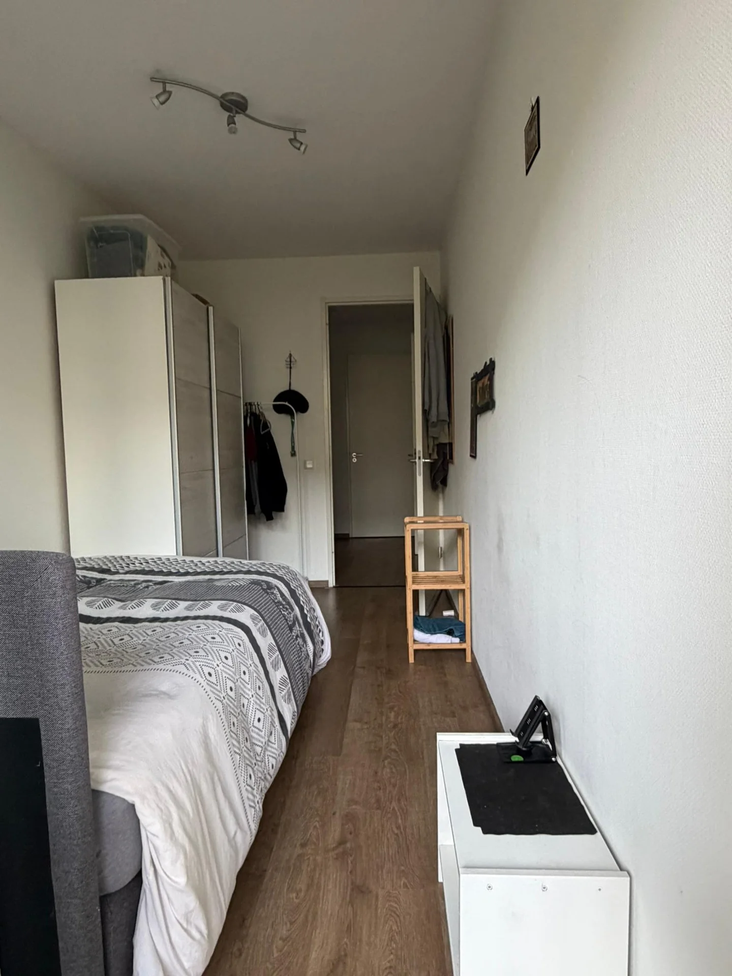 geblurde versie van de foto als achtergrond