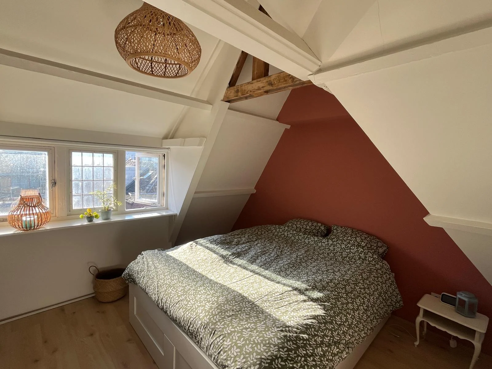 geblurde versie van de foto als achtergrond