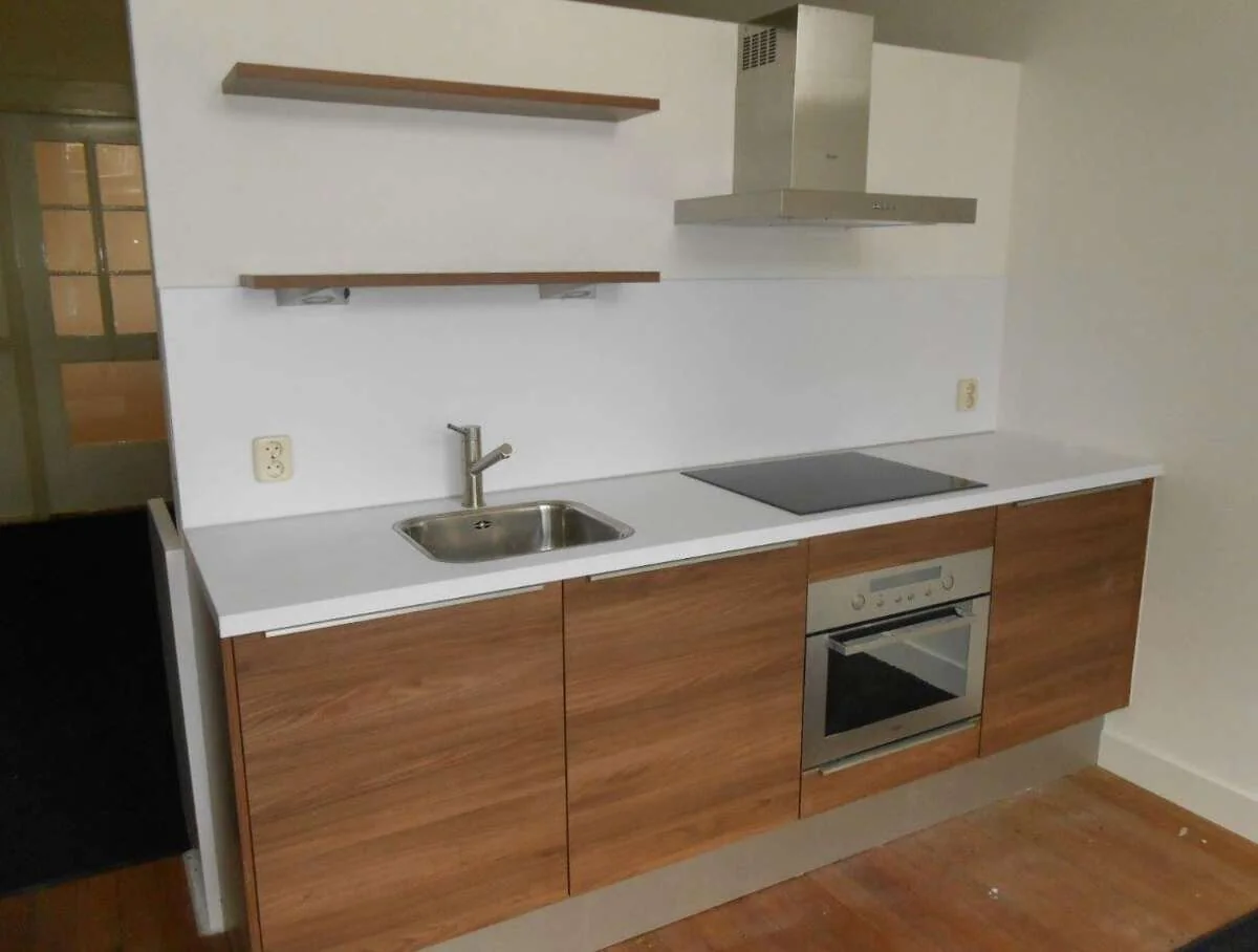 geblurde versie van de foto als achtergrond