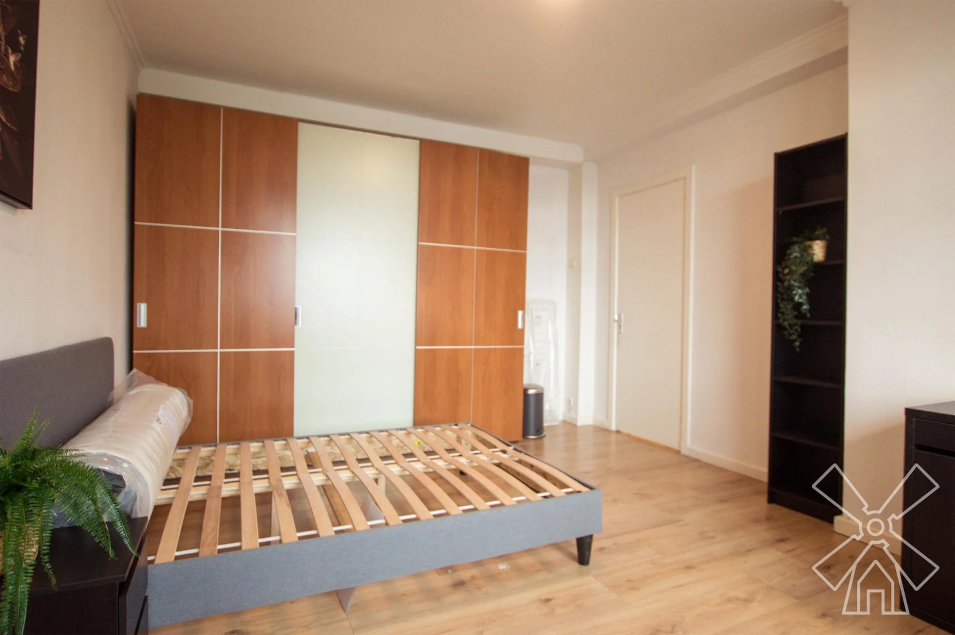 geblurde versie van de foto als achtergrond