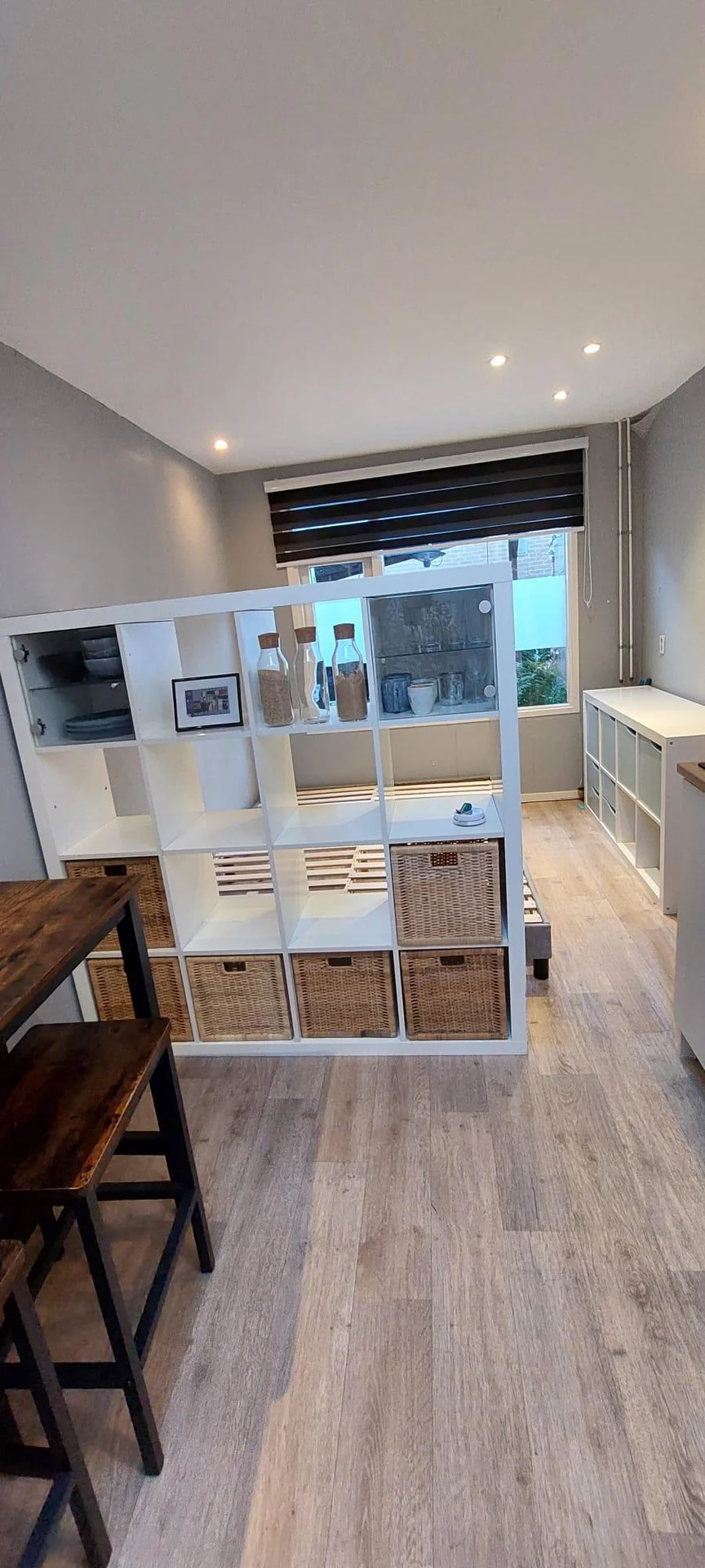 geblurde versie van de foto als achtergrond