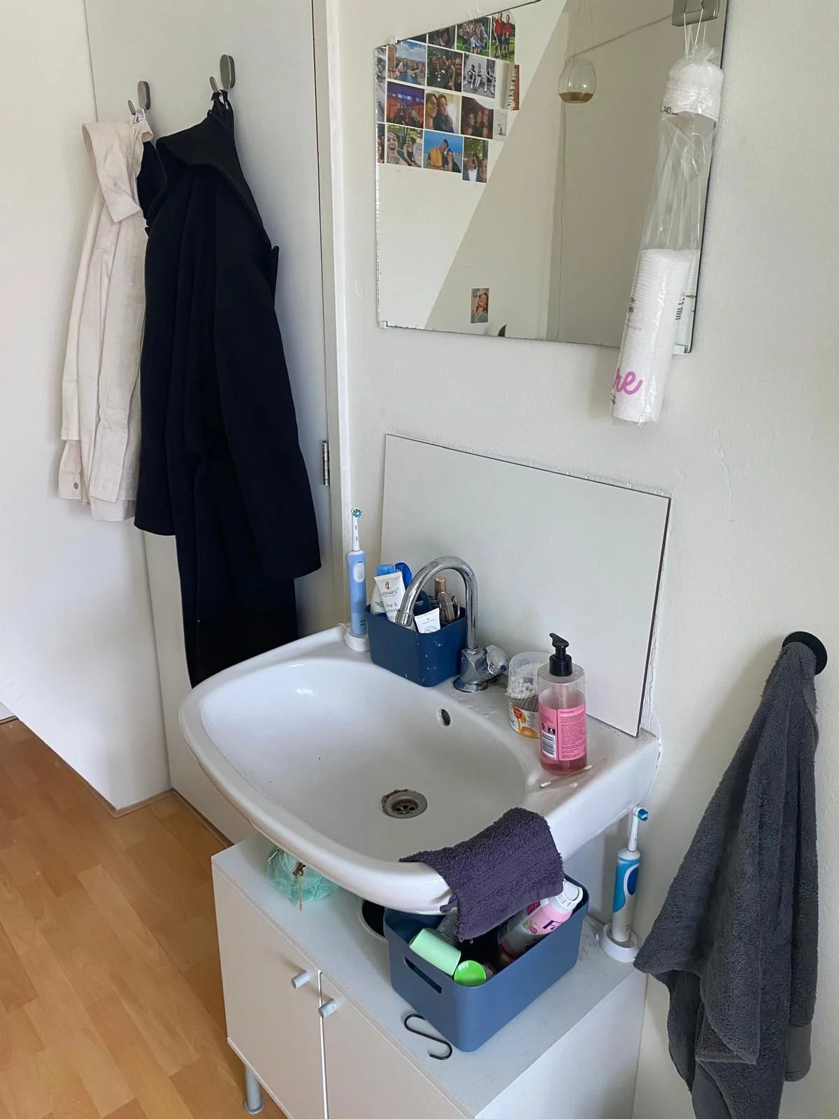 geblurde versie van de foto als achtergrond