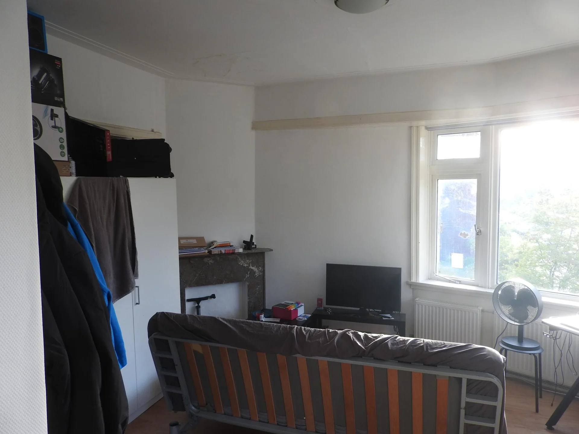 geblurde versie van de foto als achtergrond