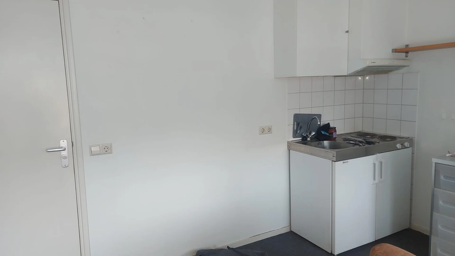 geblurde versie van de foto als achtergrond