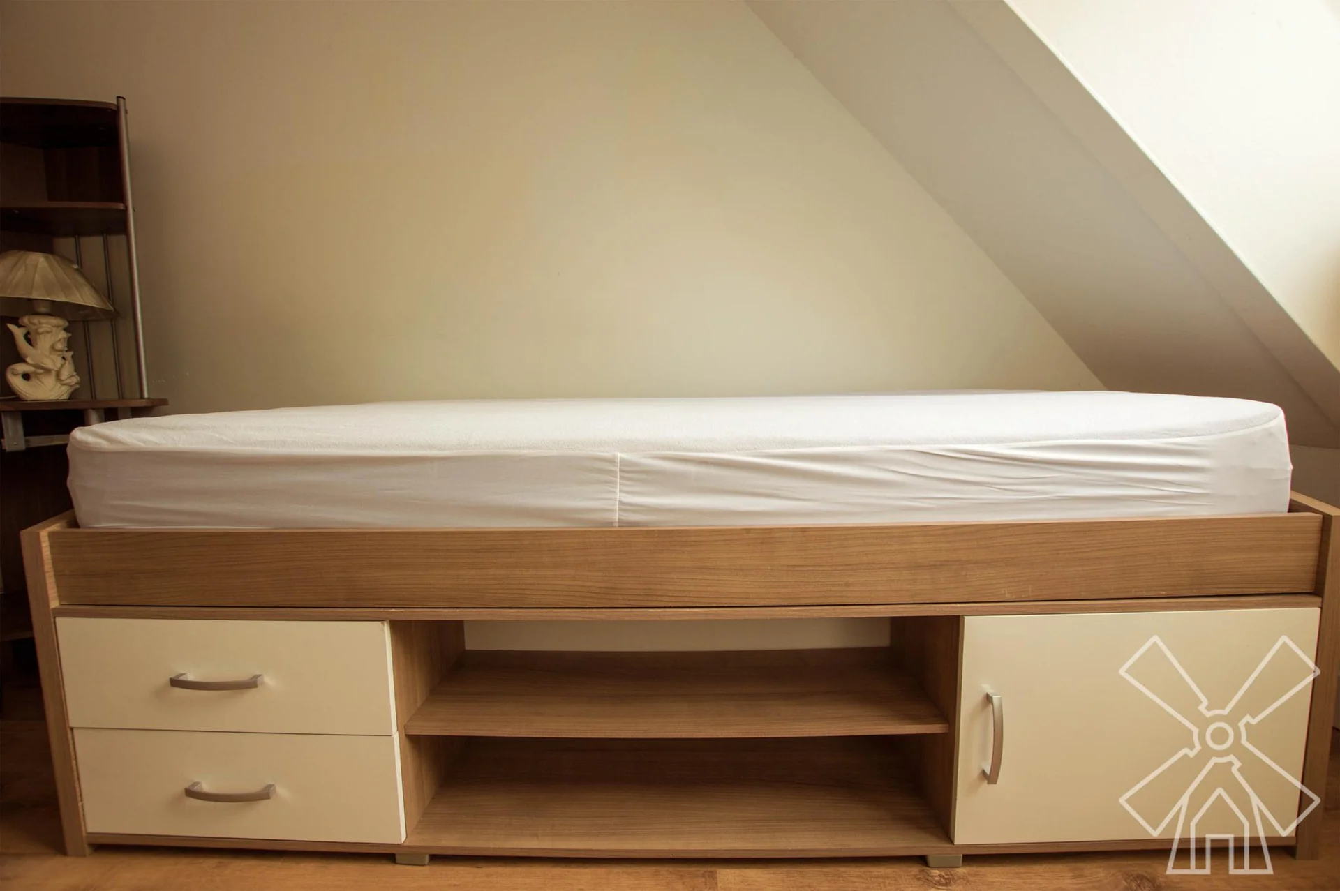 geblurde versie van de foto als achtergrond