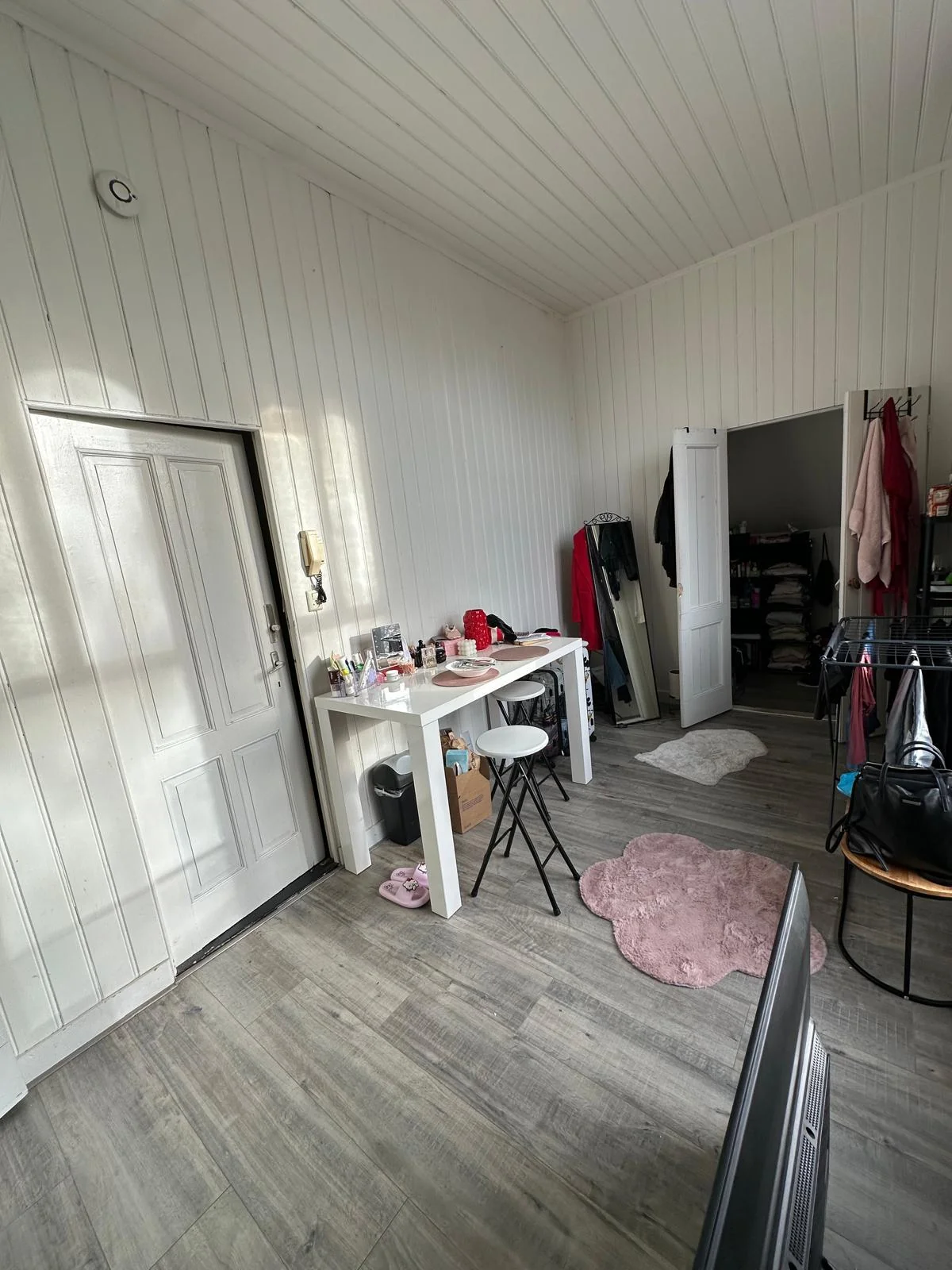 geblurde versie van de foto als achtergrond