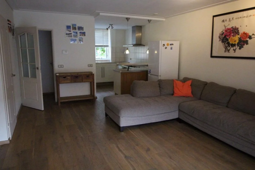 geblurde versie van de foto als achtergrond