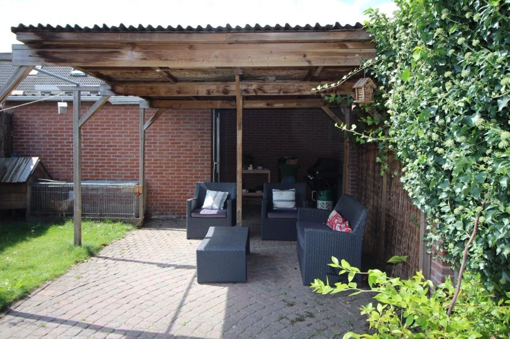 geblurde versie van de foto als achtergrond