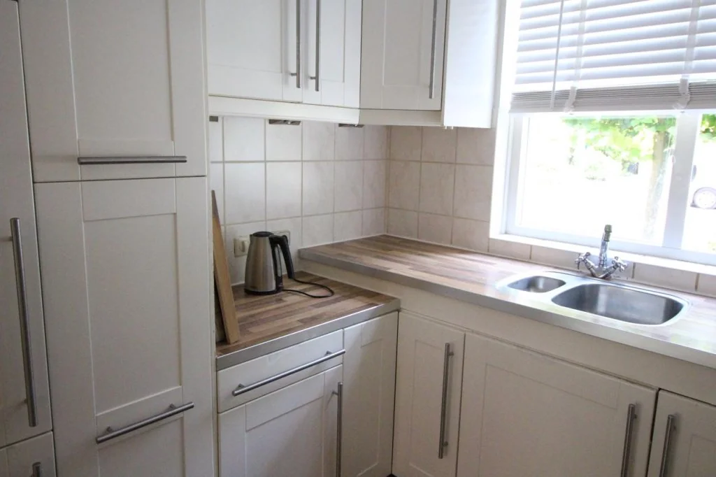 geblurde versie van de foto als achtergrond