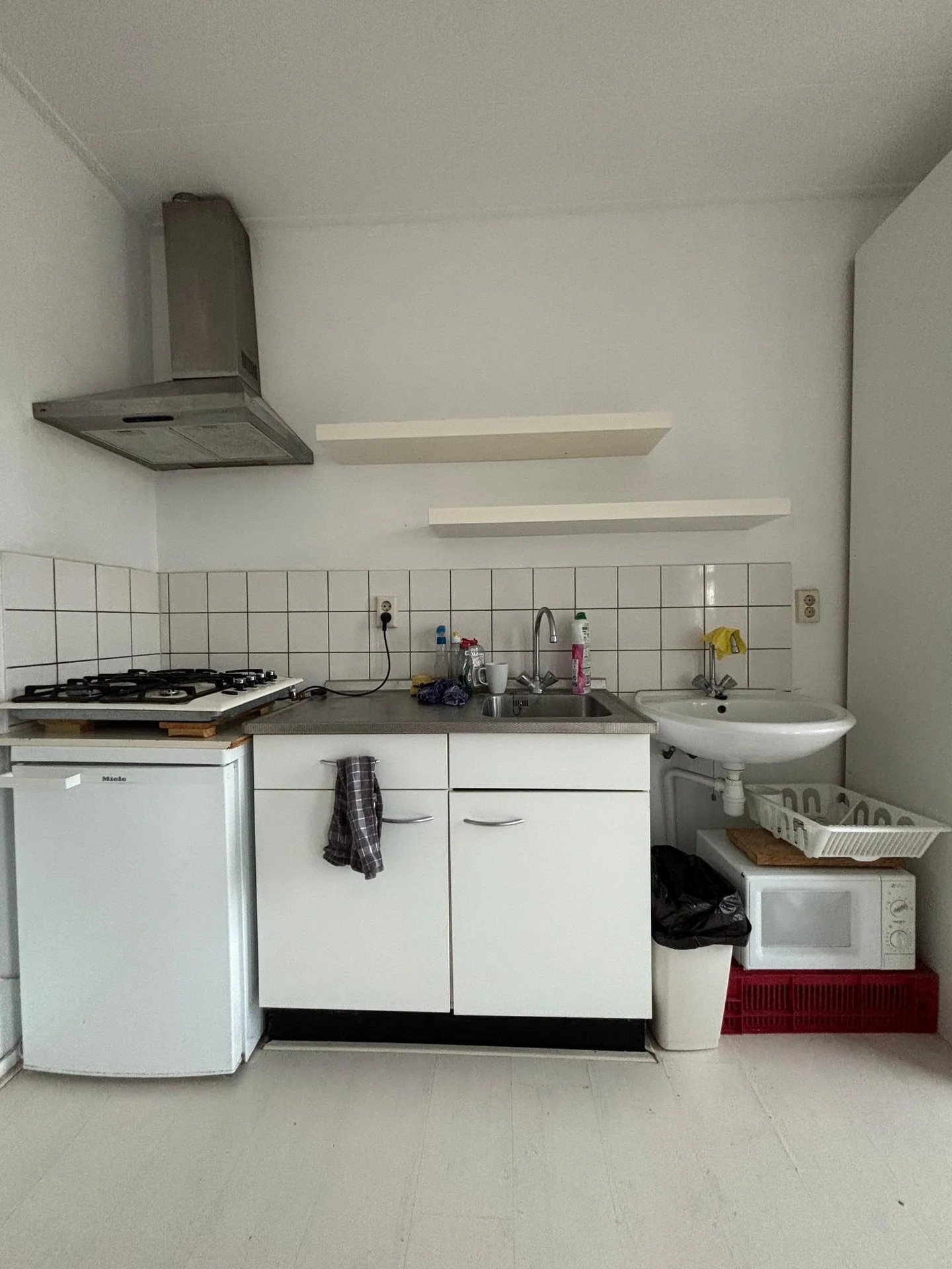 geblurde versie van de foto als achtergrond