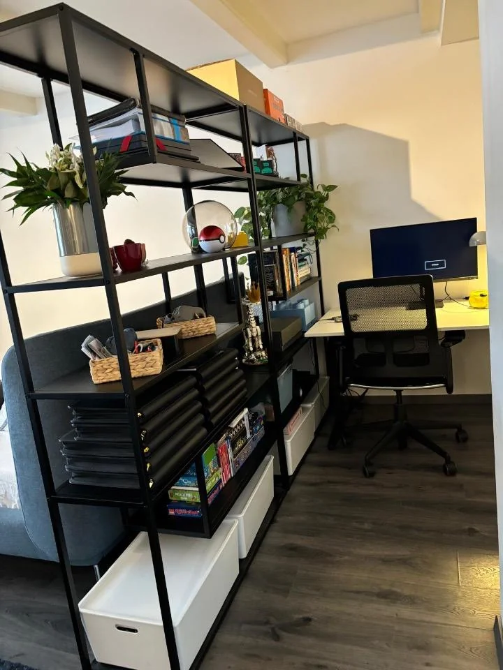 geblurde versie van de foto als achtergrond