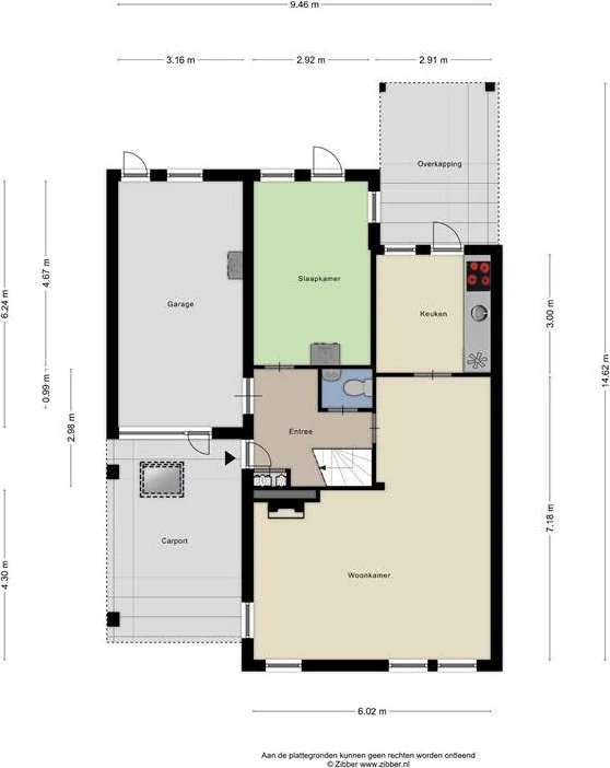 geblurde versie van de foto als achtergrond