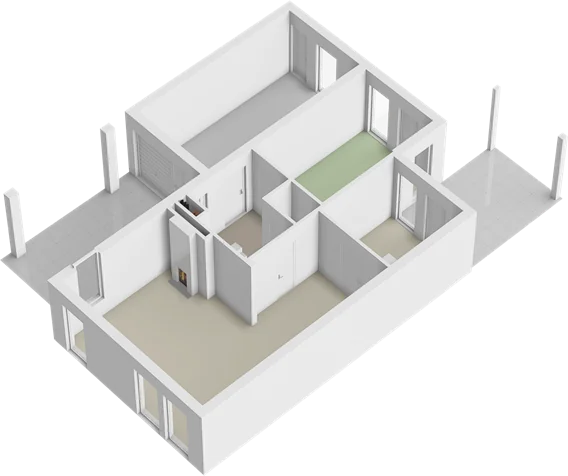 geblurde versie van de foto als achtergrond